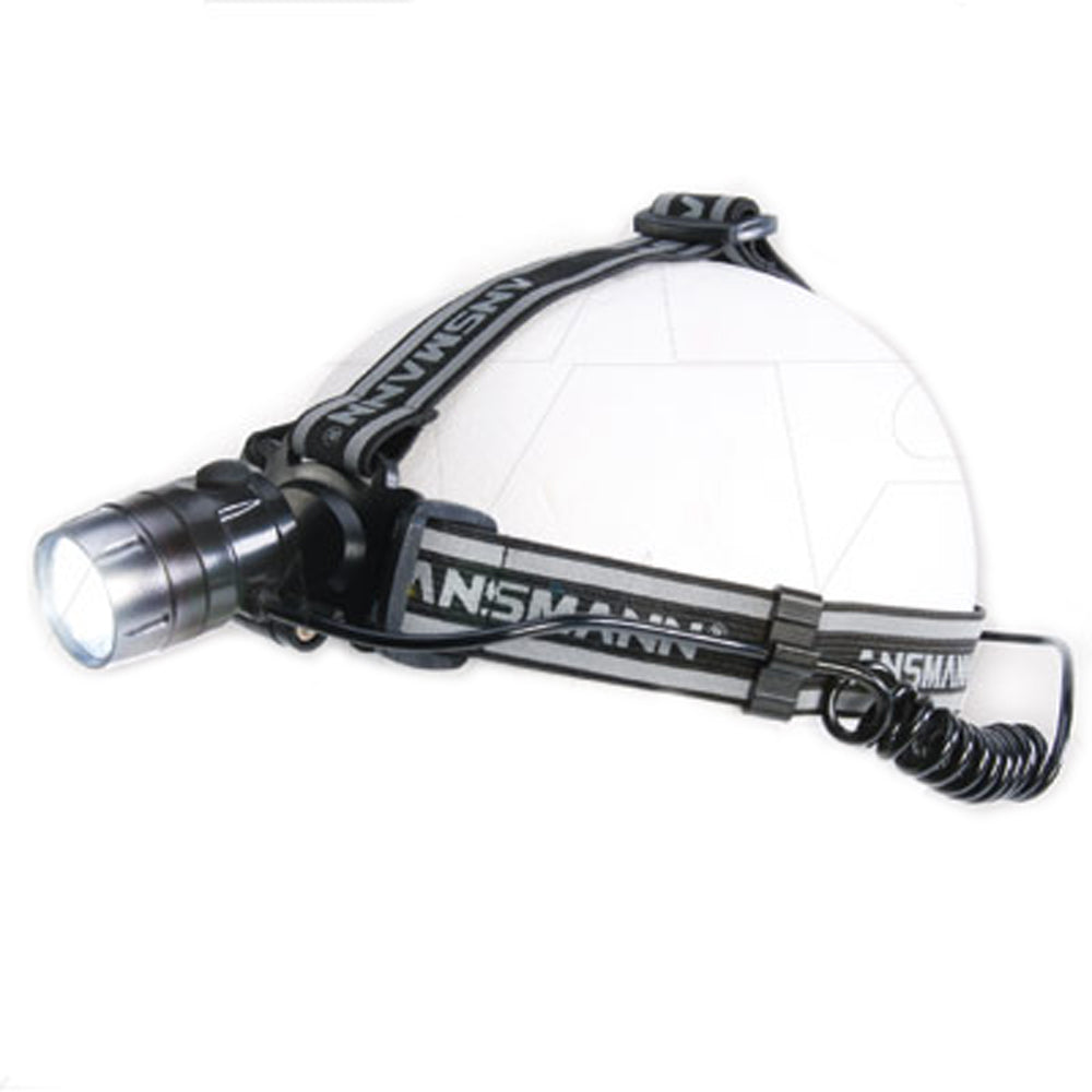5819073 Ansmann HD3 170 Lumen LED Headlight Inc. 3 x AAA Alkaline Batteries + Rear Safety Light