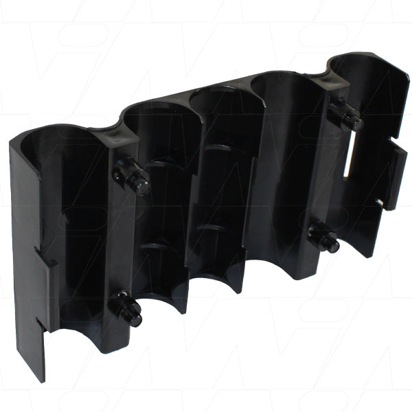 Battery Holder for 5 x 18650 Cells in a Row - End Cells extend out
