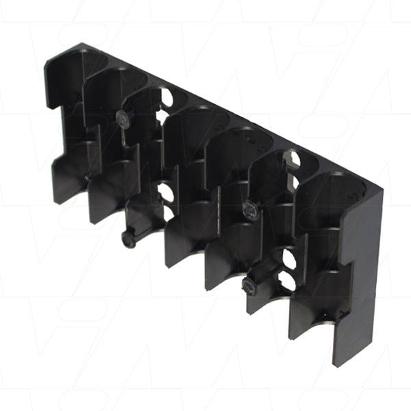 Battery Holder for 7 x 18650 Cells in a Row - Expandable & Interlockable