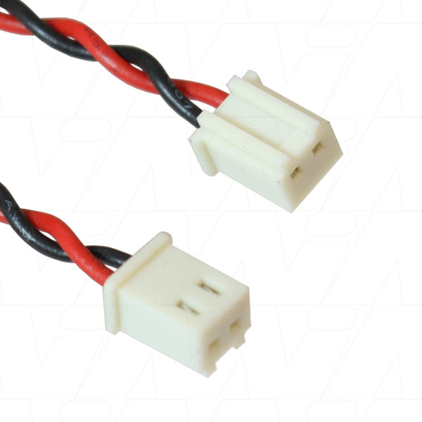 Molex Type 2560-2P, 24 awg Leads, Black 130mm, Red 65mm