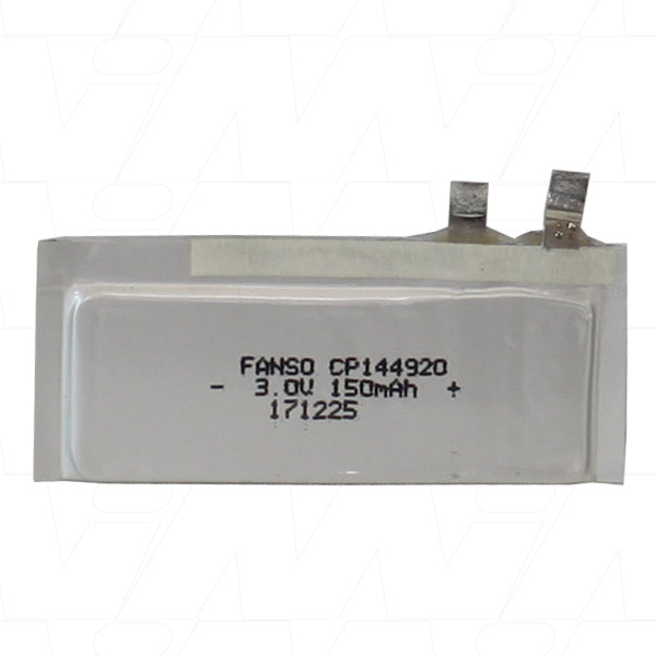 3V 150mAh LiMnO2 Thin Cell Lithium