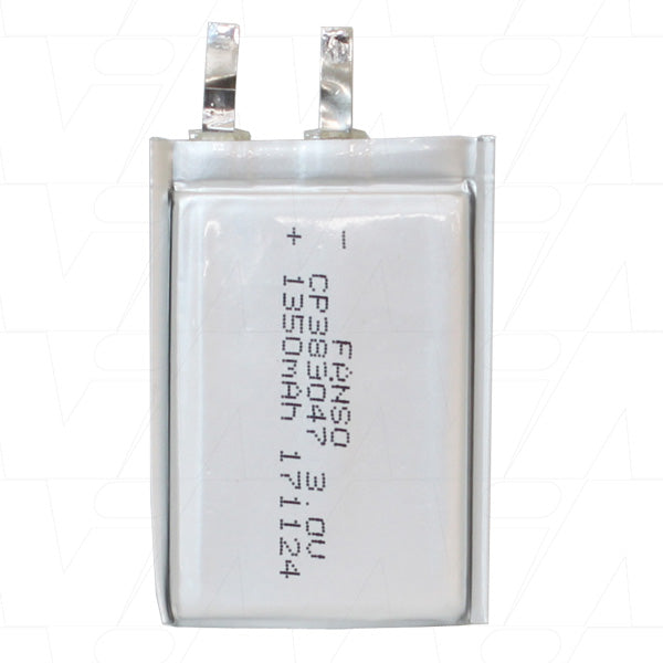 3V 1350mAh LiMnO2 Thin Cell Lithium