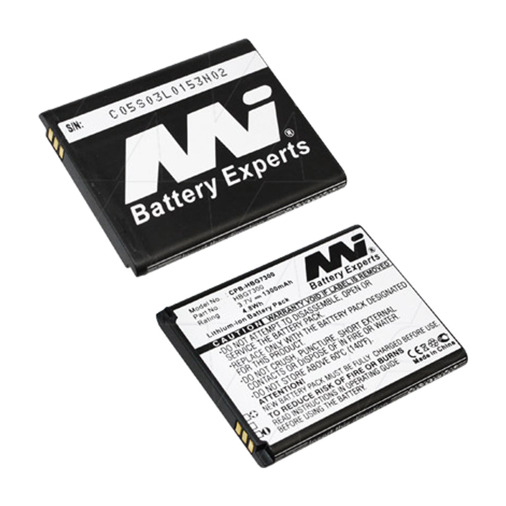 3.7V 1300mAh LiIon Mobile Phone battery suit. for Huawei, Vodafone