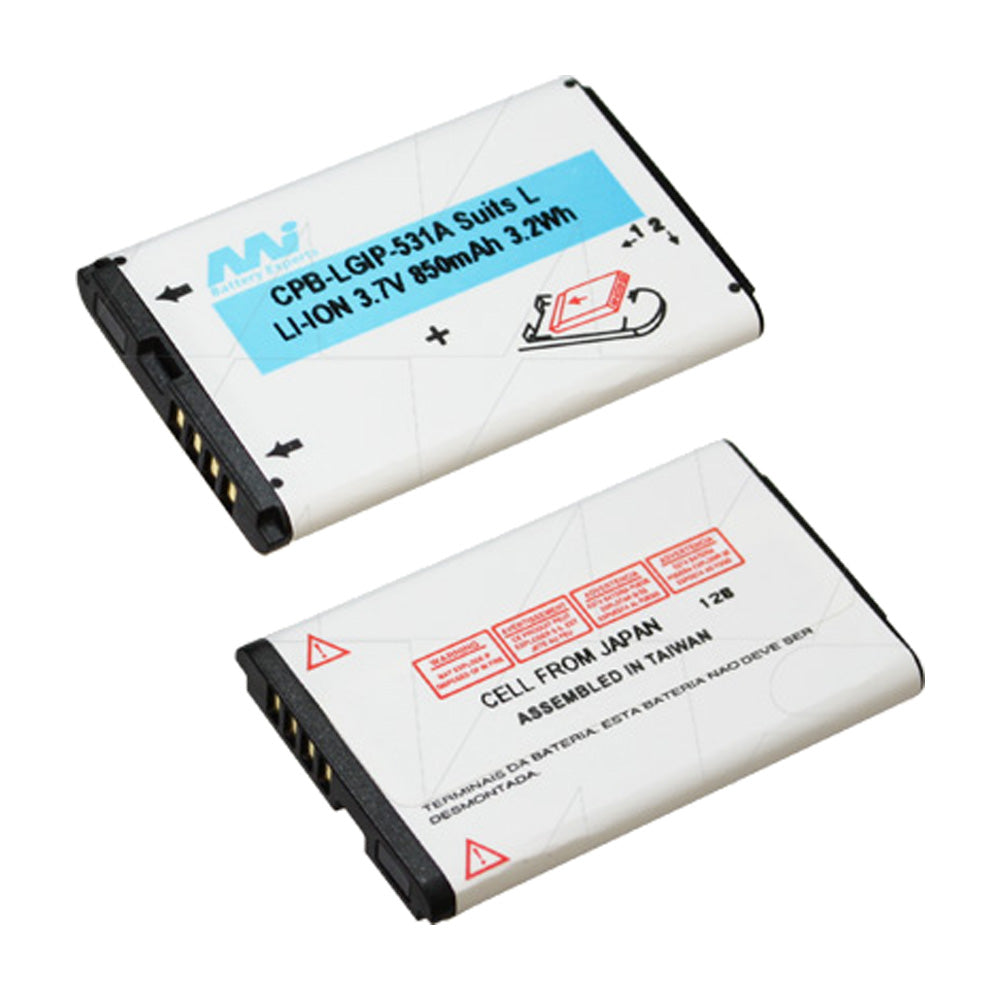 3.7V 850mAh LiIon Mobile Phone battery suit. for LG