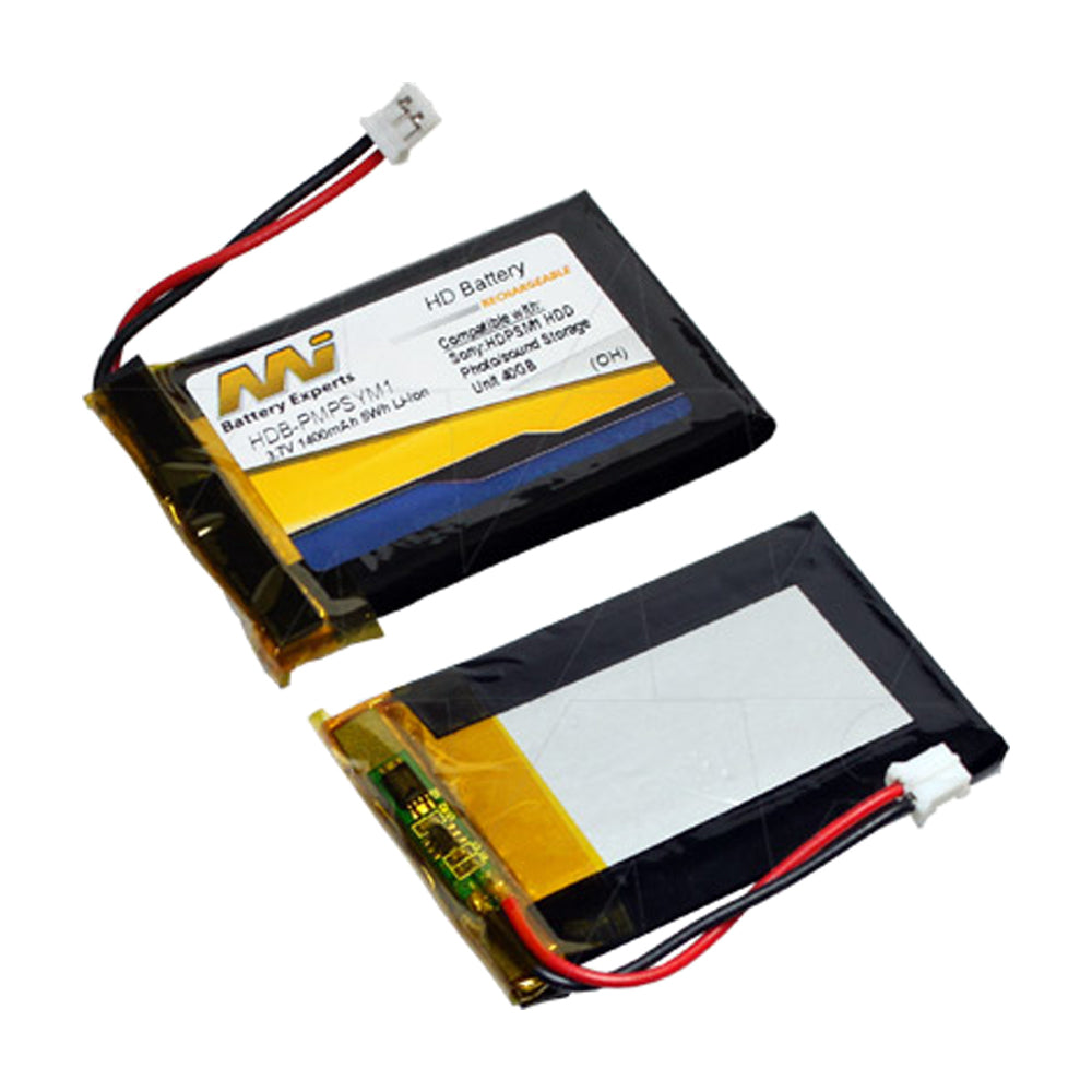 3.7V 1400mAh LiPo Port. Hard Drive battery suit. for Sony