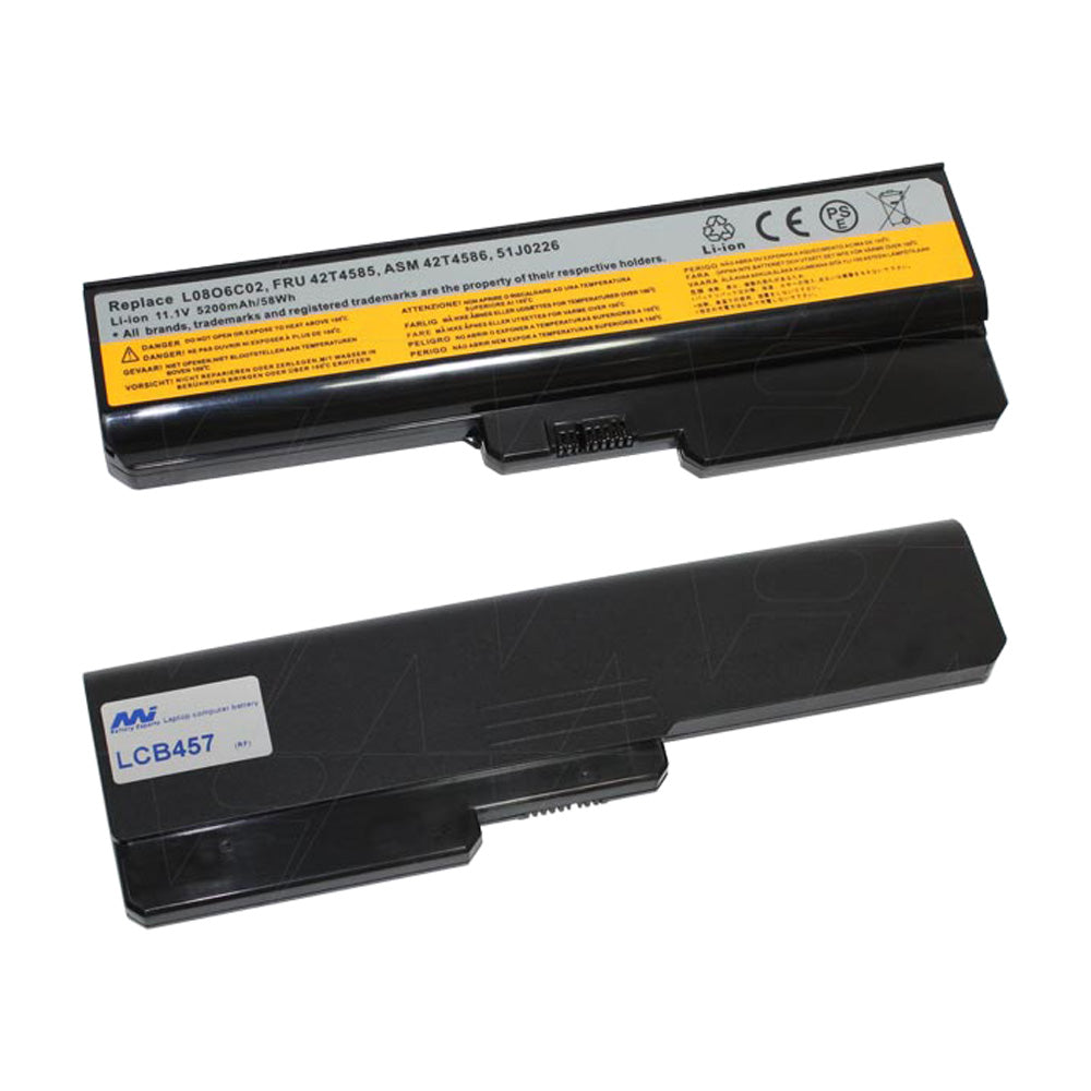 11.1V 58Wh - 5200mAh LiIon Laptop battery suit. for Lenovo