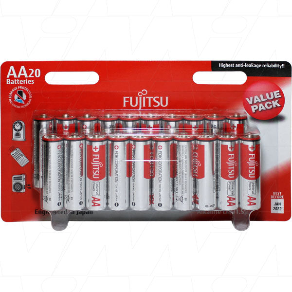 Fujitsu Universal Power LR6 AA size alkaline battery