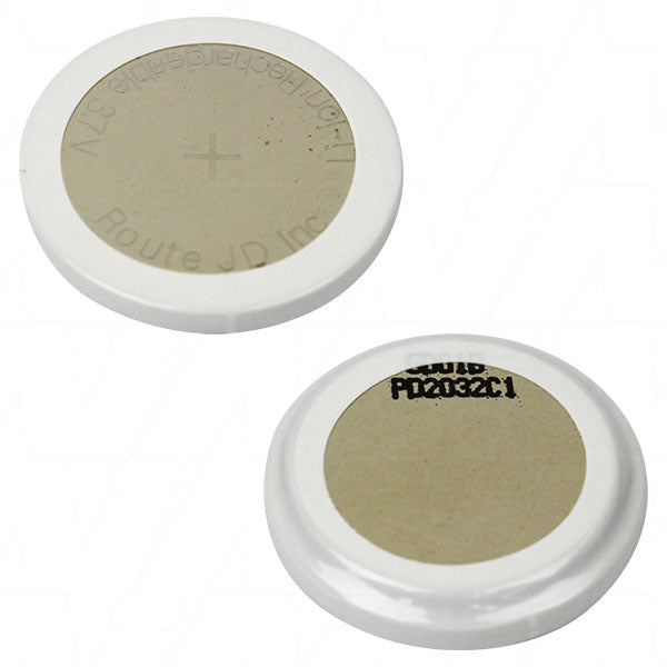 PD2032 Rechargeable Lithium Ion Battery Coin Cell