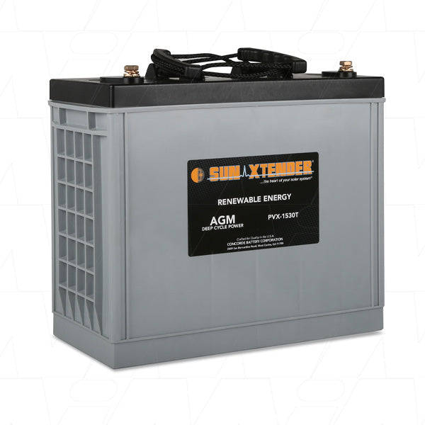 12V 153Ah Concorde Deep Cycle for Green Power & Solar SLA Battery