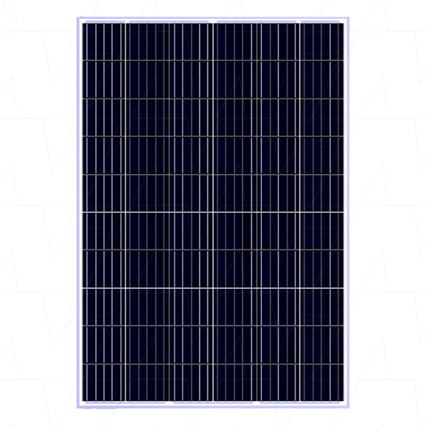 20V 290W Symmetry Polycrystalline Solar Module with junction box and 2 x 0.9m leads to MC4