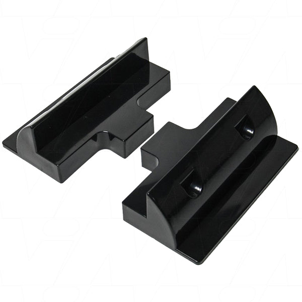 Symmetry ABS Solar Panel RV Side Mounts - Black - Pack of 2