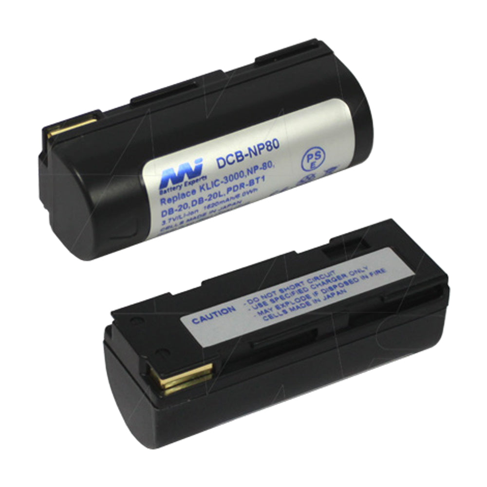 3.7V 1620mAh LiIon Digital Camera battery suit. for